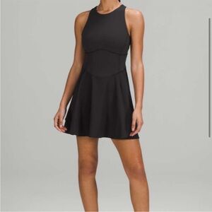 Lululemon Court Crush Dress Black Sz 6